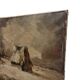 Oil painting on canvas Winter Landscape By Pie Schmitz (1904-1972)