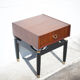 G-Plan bedside table in vintage wood and brass