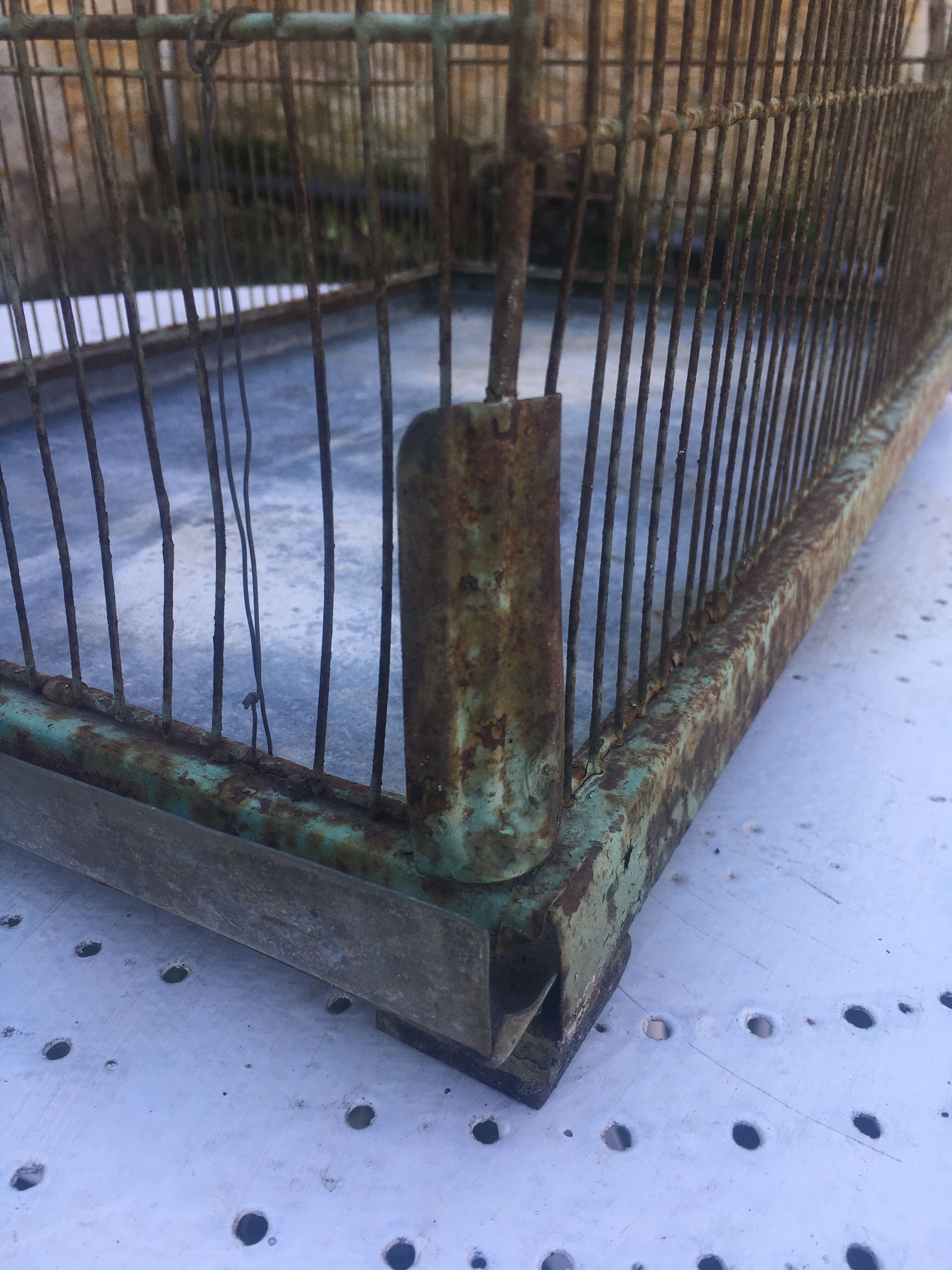 Metal bird cage