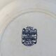 Vintage antique plate porcelain iron earth Marguerite drouot