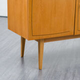 Very large vintage row, oak, restored, 250cm