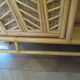 Buffet bas 2 portes -rotin tressé-bambou -cannage