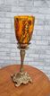 art nouveau rocaille style bronze lamp, superb tulip, 36x15, very good condition