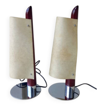 Paire de lampes de bureau Taller Uno mcm