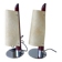 Pair of Taller Uno mcm desk lamps