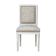 Paire de chaises style Louis XVI - Fabrication Moissonnier