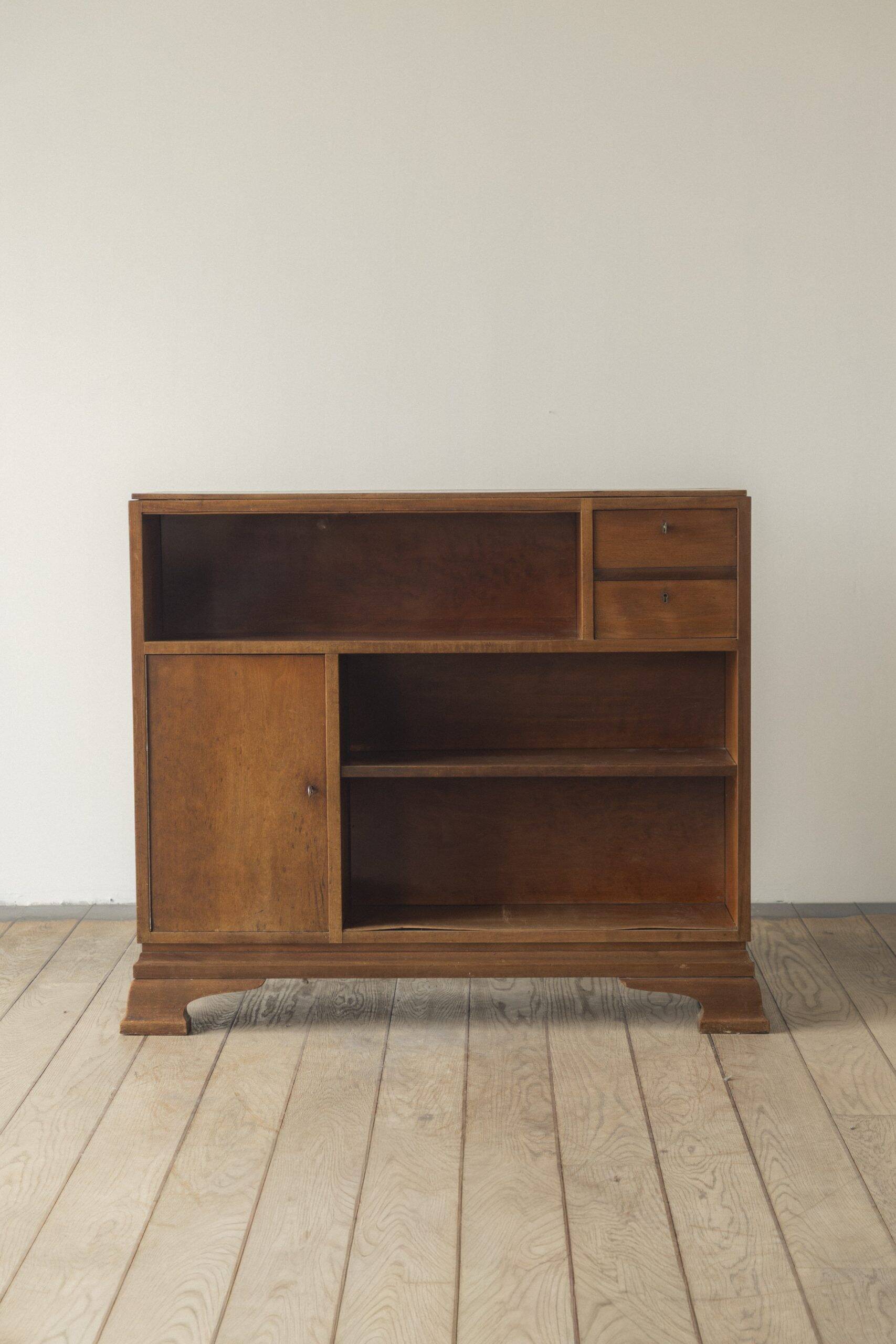 Danish crafted stained beech, bookcase
