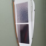 Mirror "rear-view mirror" of the 50s/60s, 74x34 cm