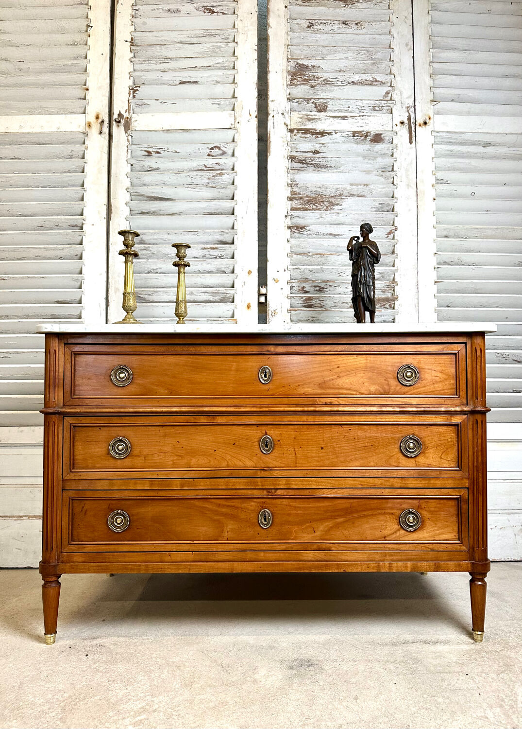 Louis XVI style chest of drawers