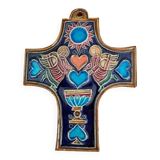 Ceramic Cross J Stool