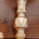 pair of vintage bronze candlesticks from the 1940s