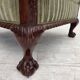 1950s, Danish armchair, furniture velour, teak wood.
