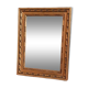 Mirror with golden patinated wood frame dp 1123651
