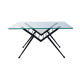 Metal and Glass Coffee Table, Spain, 1970's