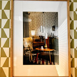 Finnish design interior framed photo in color