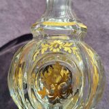 19th century orientalist crystal bottle