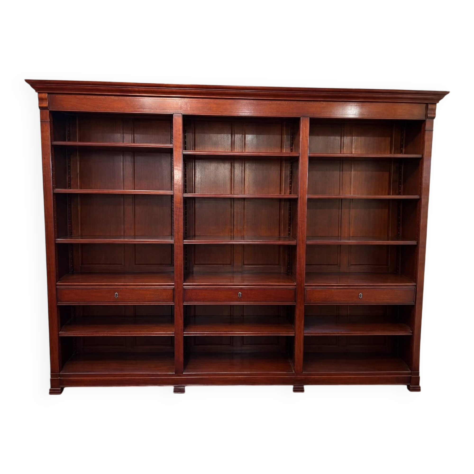 Mahogany library