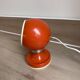 Eyeball Magnet Table Lamp – Orange & Chrome Metal (1970s)
