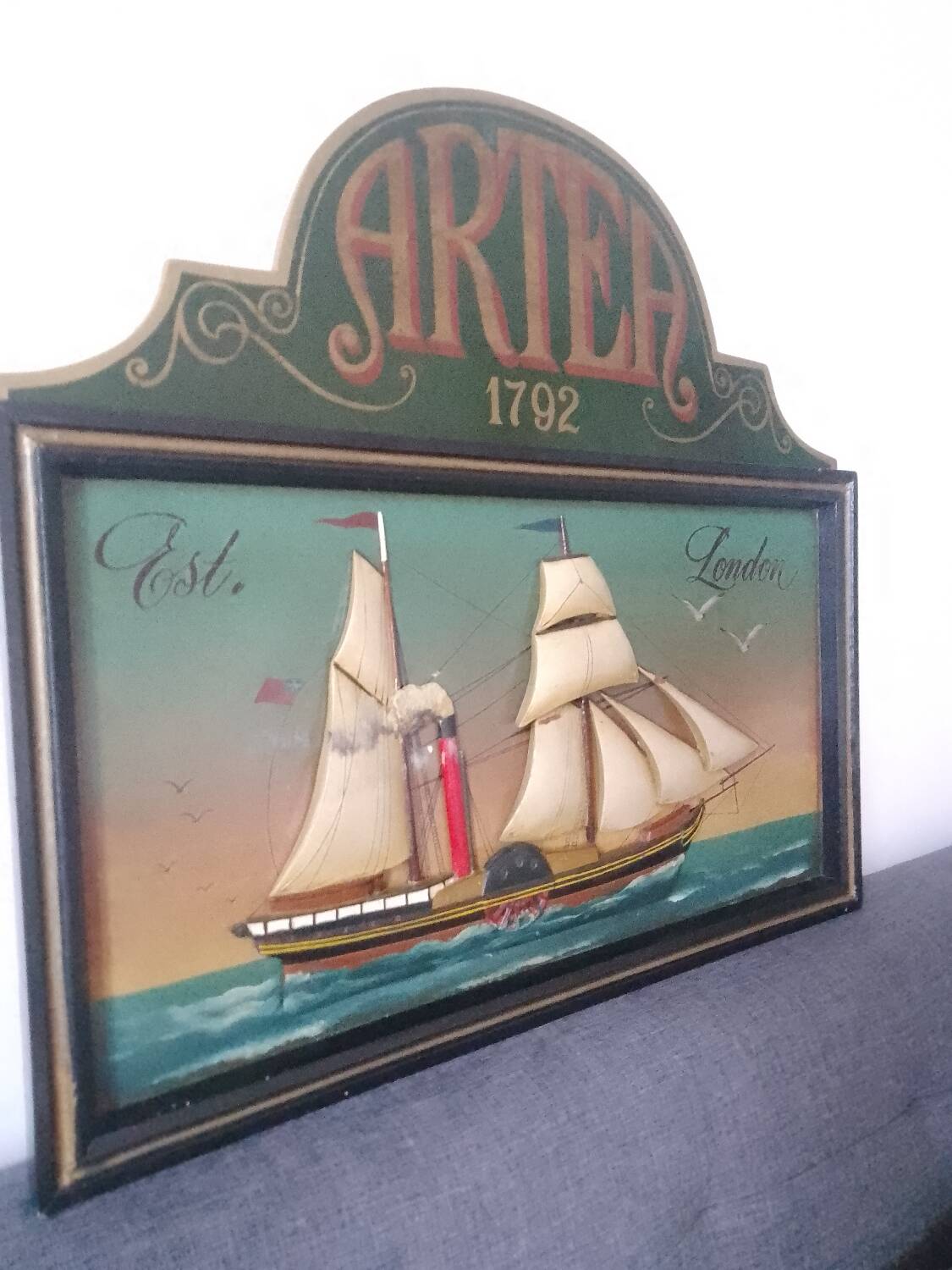 Tableau Country Corner Artea 1792 Vintage