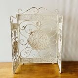 Old wrought iron fireplace screen - 8 kilograms