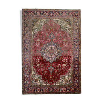 Vintage Persian Tabriz Rug 108x303cm