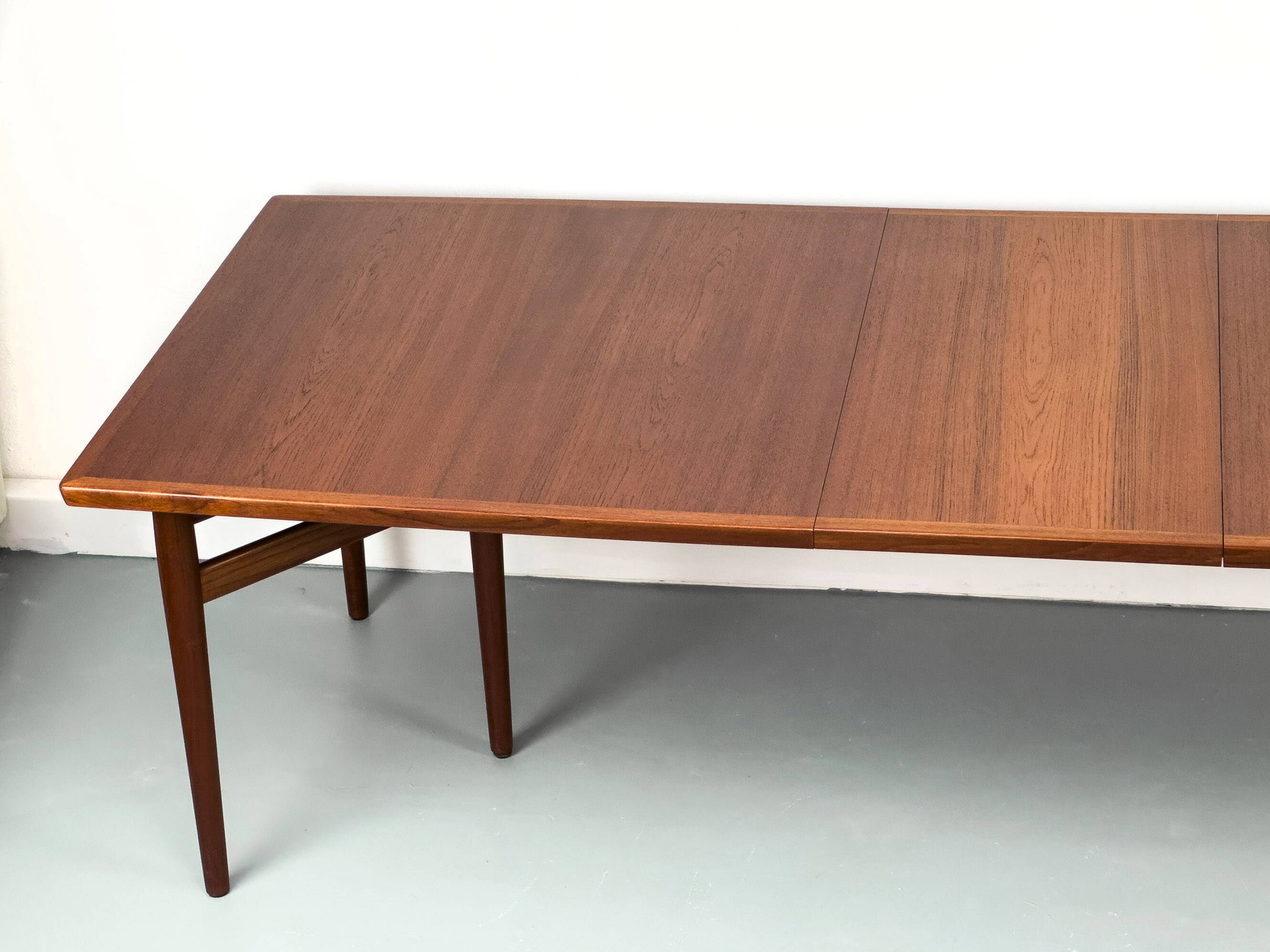 Model 201 Teak Dining Table by Arne Vodder for Sibast, 1960s