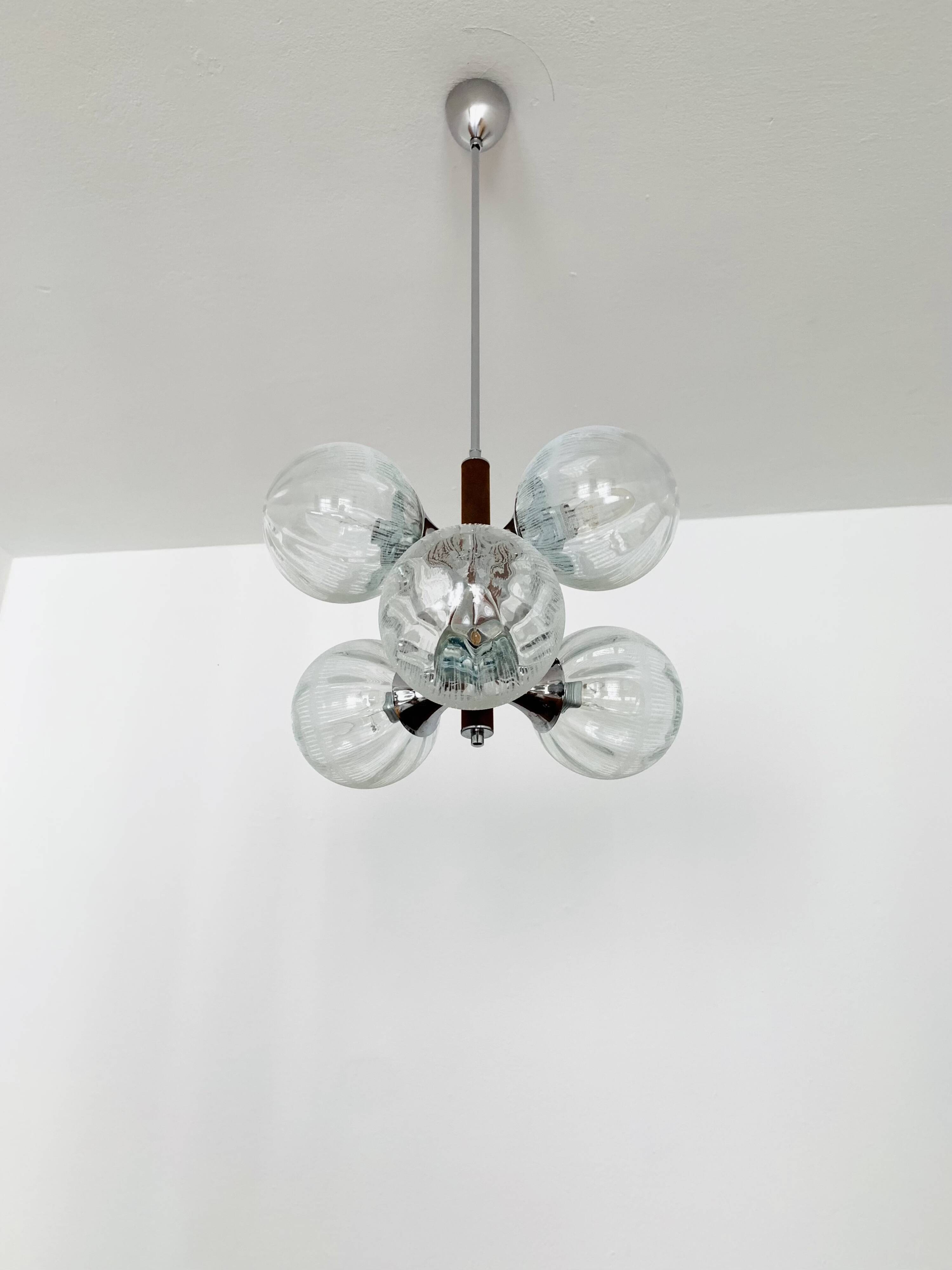 Lustre Spoutnik en cristal
