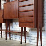 mid-century Italian Wall Unit & Bookcase, 1950s
