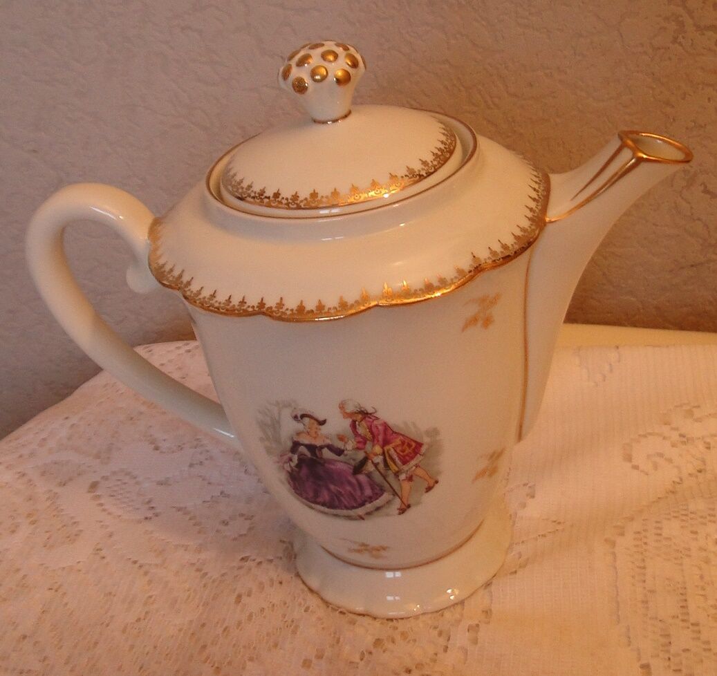 Service a cafe porcelaine fine ch r France