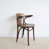 Brown wooden bistro chair
