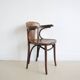 Chaise de bistro en bois marron