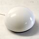 Opaline globe and black metal ceiling or wall light, diam. 20 cm - late 20th century