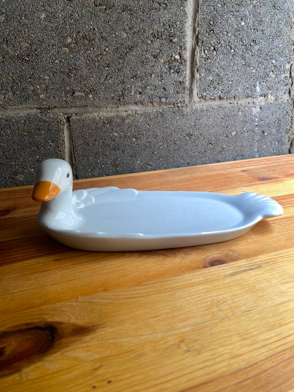 Duck butter dish