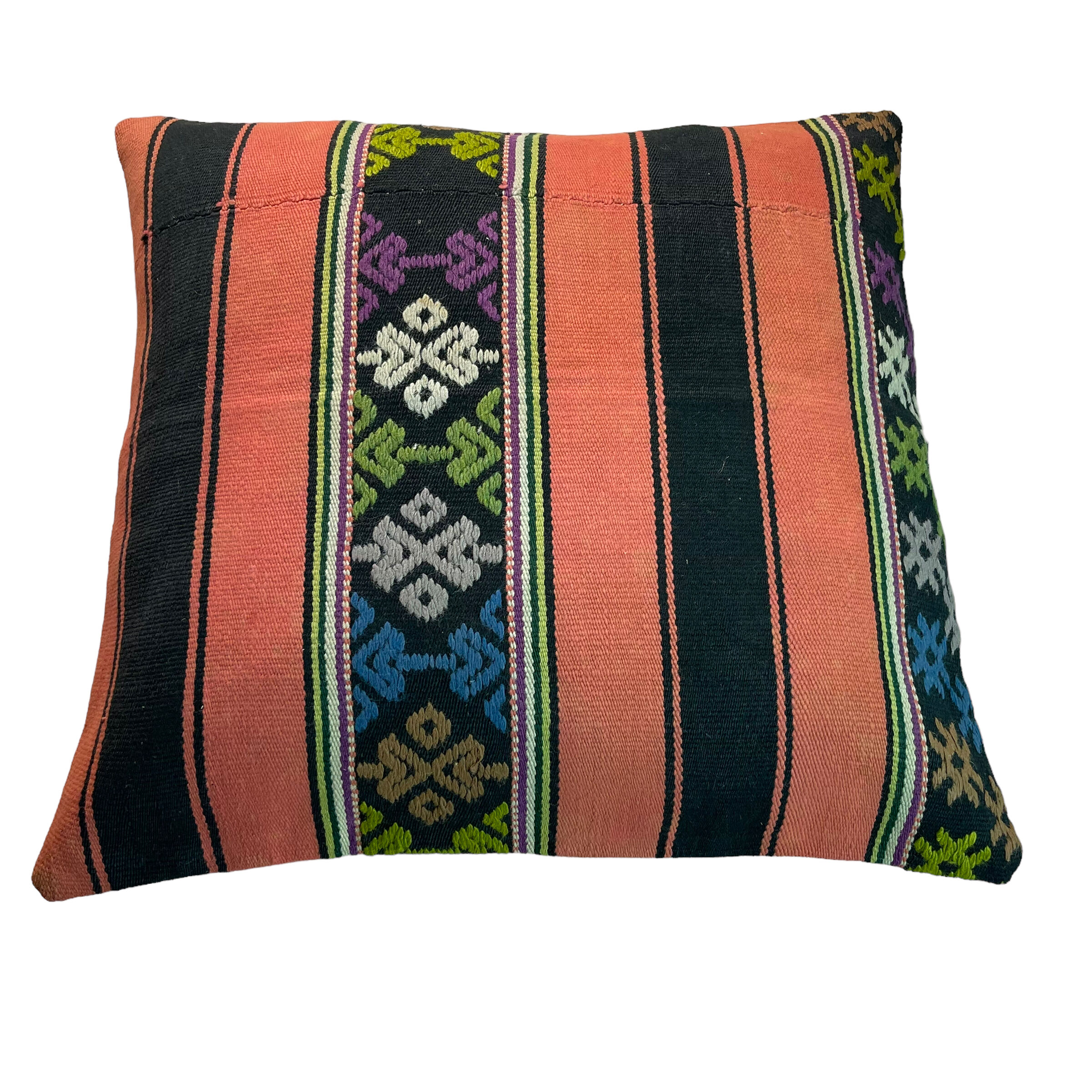 Vintage turkish kilim cushion cover