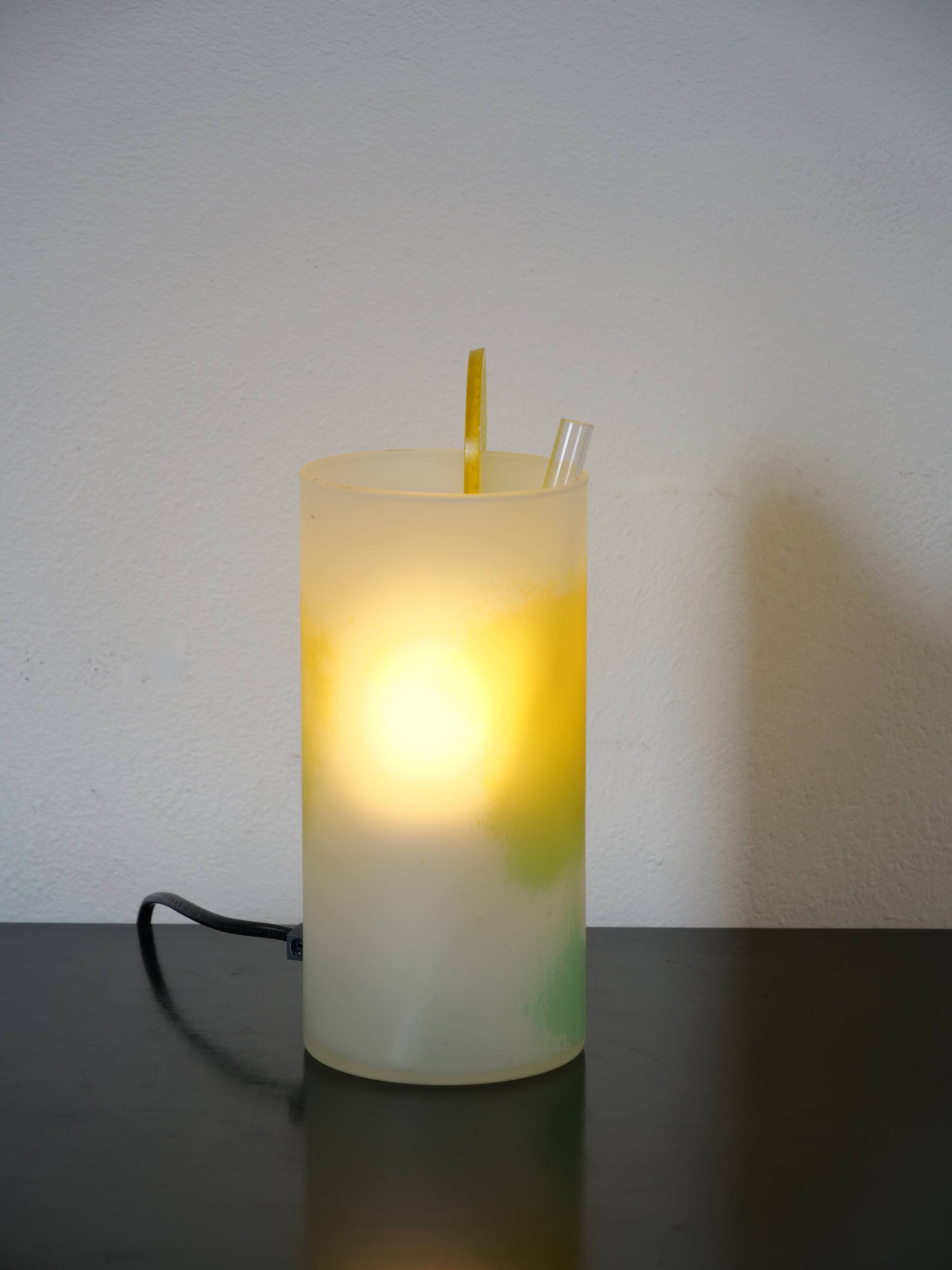 Cocktail deco lamp 80's