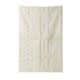 Tapis marocain artisanal blanc