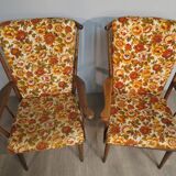 Pair of Baumann fan chairs