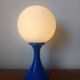 Space age blue and opaline lamp 1970