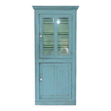Hand-painted kitchen cupboard or bookcase from the Victorian era, 1860.