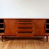 Vintage Scandinavian row Skovby Möbler model 63