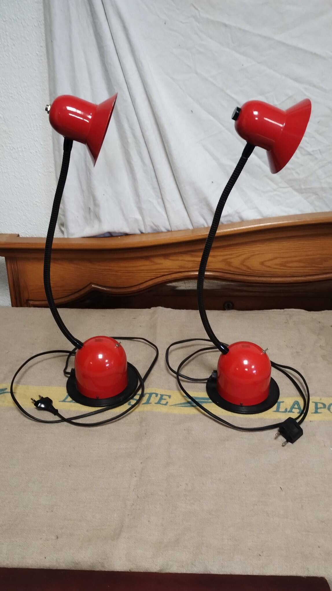 Paire de lampe stilplast Italie année 80