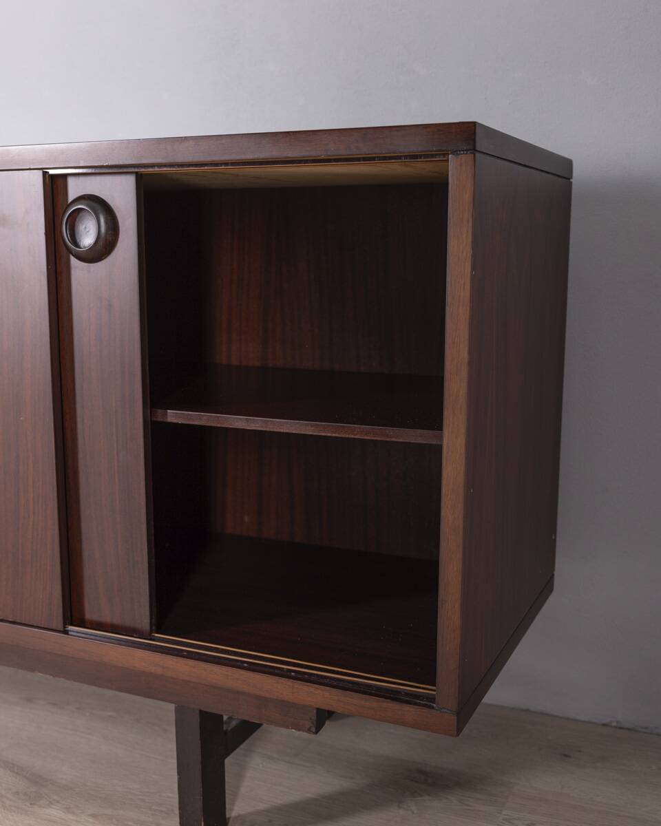 LARGE VINTAGE SIDEBOARD FROM THE 1960S IN WOOD, ITALIAN DESIGN