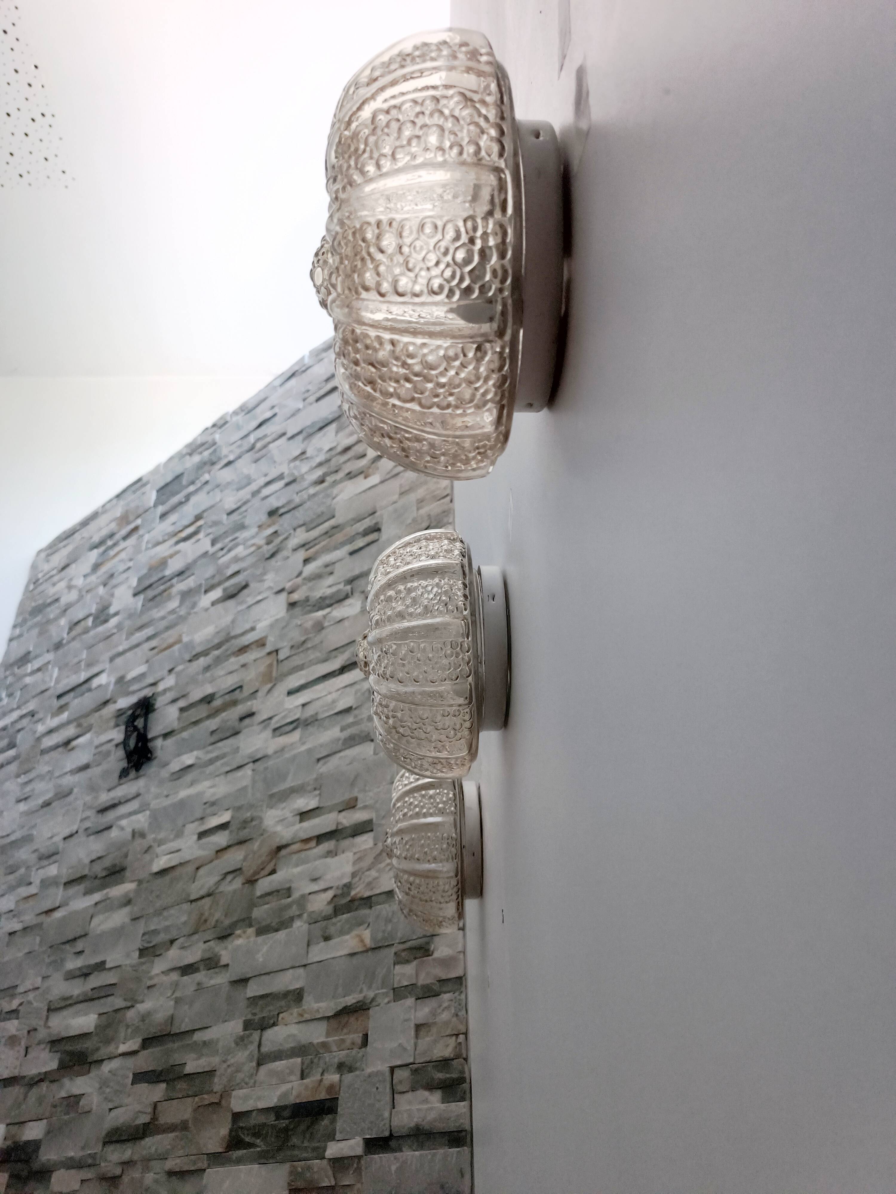 Bubble wall lights by Helena Tynell for G. Limburg 1970s