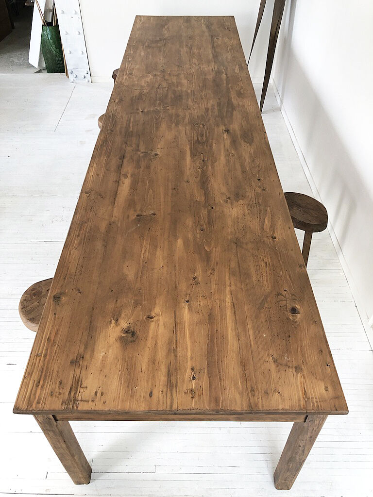 Pine farm table 4m