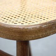 Chaises vintage n°811 en bois courbé, lot de 4
