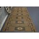 1970s Vintage Turkish Oushak Handmade Wool Cotton Orange Area Rug 170x340