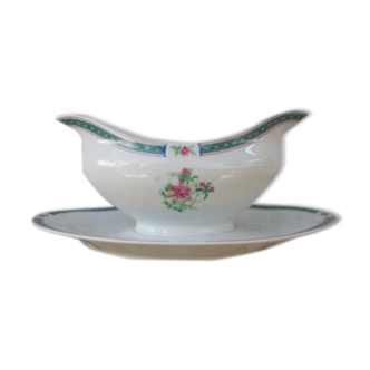 Saucière Limoges La Porcelaine de la Licorne Chine Impériale