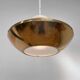 Small brass design UFO pendant - 1940s / Czechoslovakia