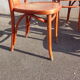 Set de 6 chaises bistrot rouge