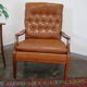 Fauteuil style chesterfield